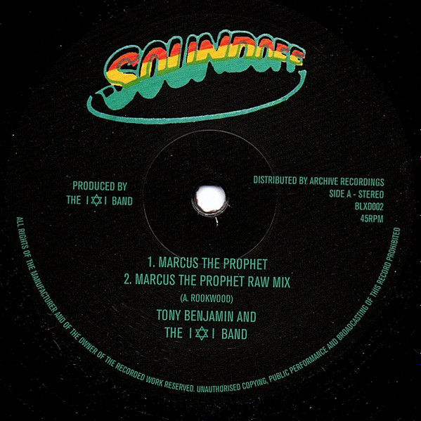 Tony Benjamin And I&I - Marcus The Prophet | Sound Off Records (BLXD002)