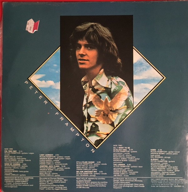 Peter Frampton - Wind Of Change | A&M Records (AMLS 68099)