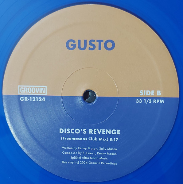 Gusto - Disco's Revenge | Groovin Recordings (GR-12124) - 4 Gusto - Disco's Revenge | Groovin Recordings (GR-12124) - 4