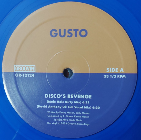 Gusto - Disco's Revenge | Groovin Recordings (GR-12124) - 3 Gusto - Disco's Revenge | Groovin Recordings (GR-12124) - 3