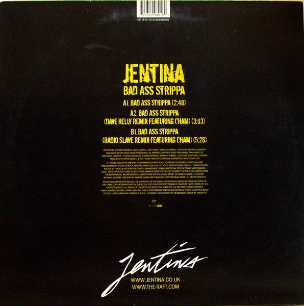Jentina - Bad Ass Strippa | Virgin (VST 1873)