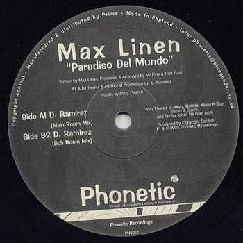 Max Linen - Paradiso Del Mundo | Phonetic Recordings (PH001X)