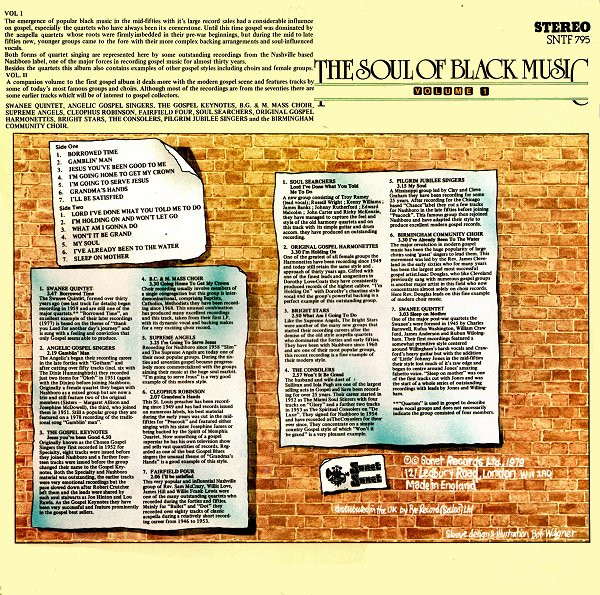 Various - The Soul Of Black Music Volume 1 | Sonet (SNTF 795) - 2