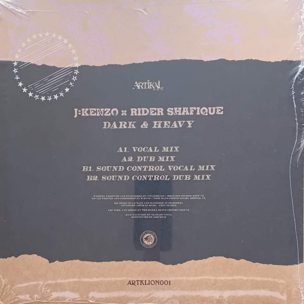 J:Kenzo X Rider Shafique - Dark & Heavy | Artikal Music UK (ARTKLION001) - 2