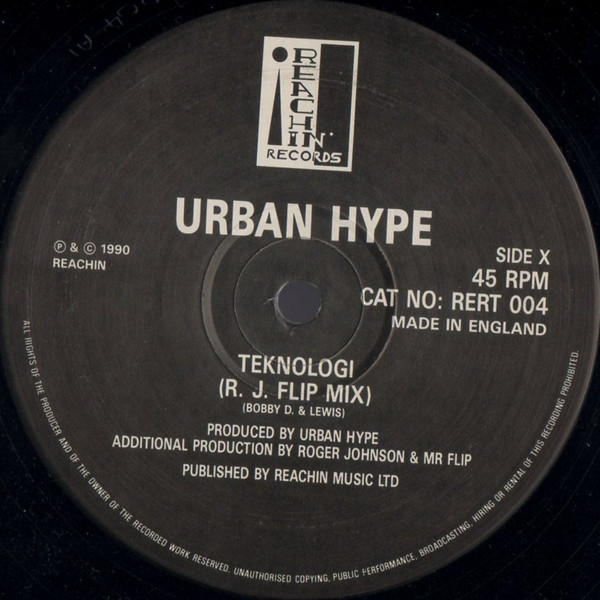 Urban Hype - Teknologi | Reachin Records (RERT 004) - 3