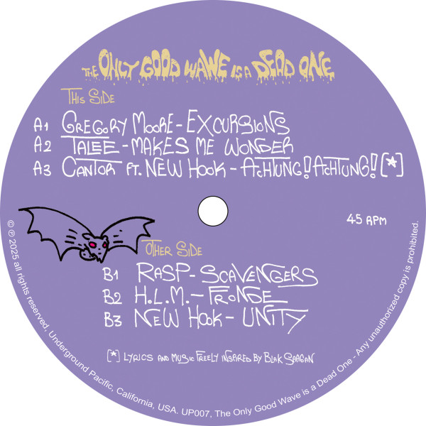 Various - The Only Good Wave is a Dead One | Underground Pacific (007) - 4