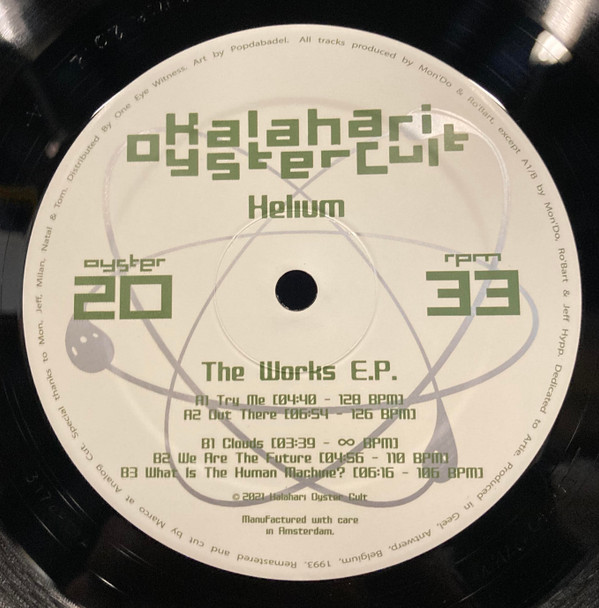 Helium - The Works EP | Kalahari Oyster Cult (oyster20) - main