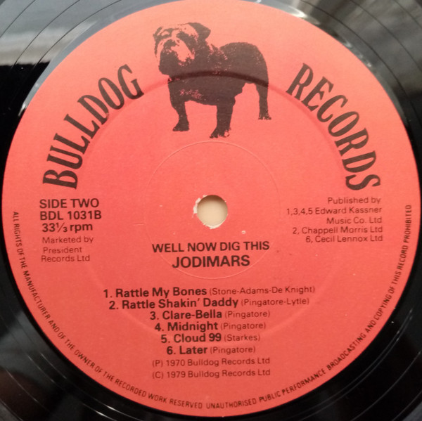 The Jodimars - Well Now Dig This! | Bulldog Records (BDL 1031) - 4