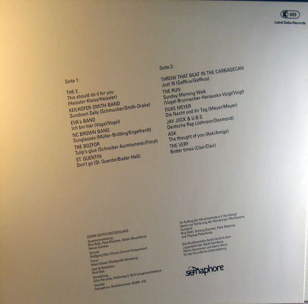 Various - Downsouth Deutschland | Zabo Records (none) - 2