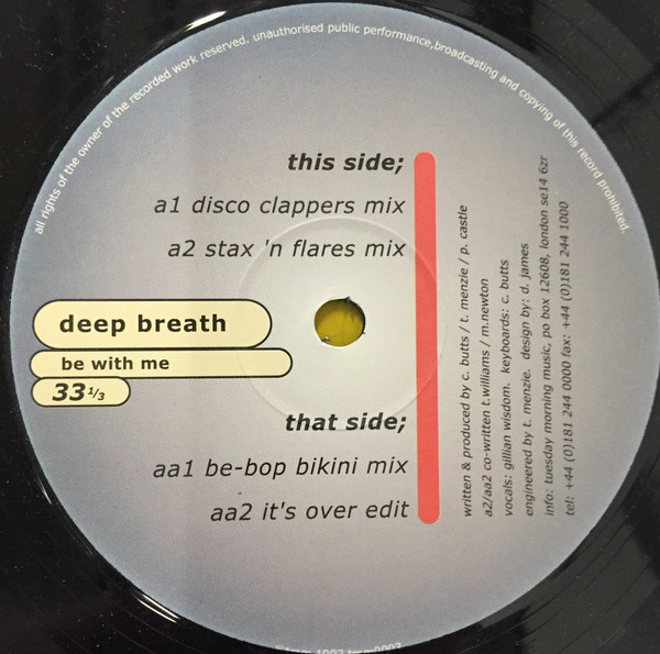 Deep Breath - Be With Me | Tuesday Morning Music (TMM-003) - main Deep Breath - Be With Me | Tuesday Morning Music (TMM-003) - main