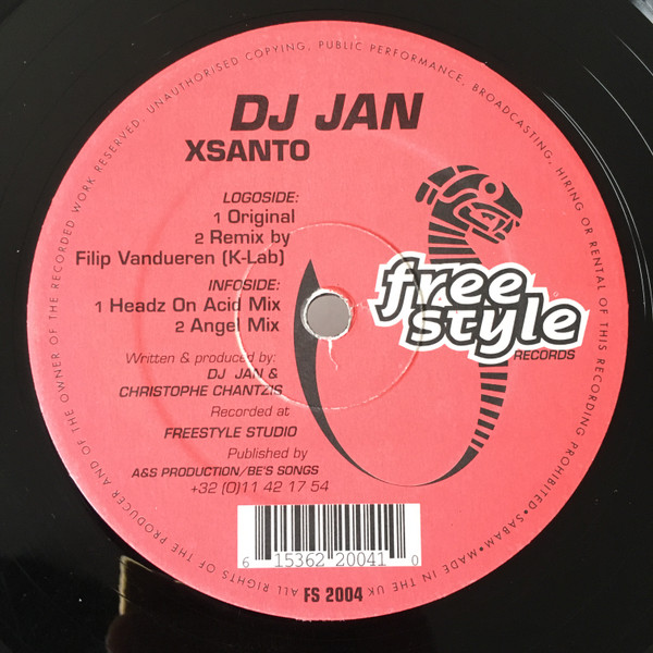 DJ Jan - Xsanto | Freestyle Records (FS 2004)