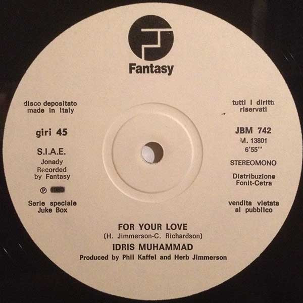 Ella & The Angels / Idris Muhammad - Rubbish / For Your Love | Fantasy (JBM 742) - 2