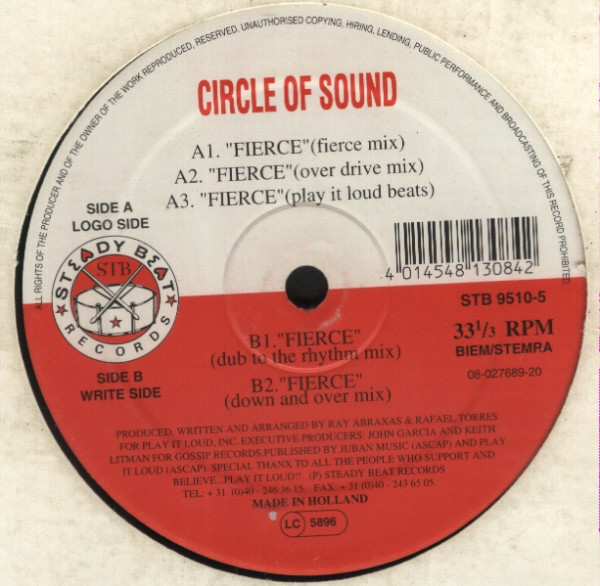 Circle Of Sound - Fierce | Steady Beat Records (STB 9510-5)