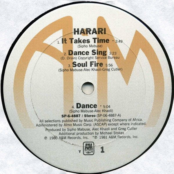 Harari - Harari | A&M Records (SP-6-4887) - 2 Harari - Harari | A&M Records (SP-6-4887) - 2