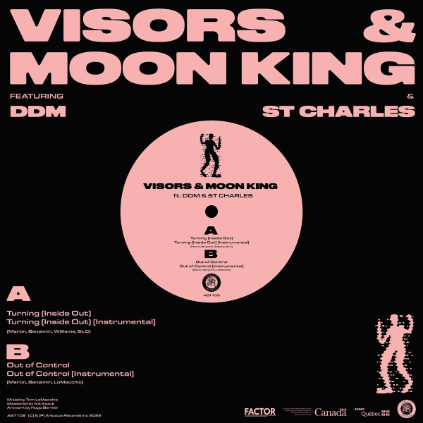 Visors & Moon King & DDM & St Charles - Turning (Inside Out) b/w Out Of Control | Arbutus Records (ABT109) Visors & Moon King & DDM & St Charles - Turning (Inside Out) b/w Out Of Control | Arbutus Records (ABT109)