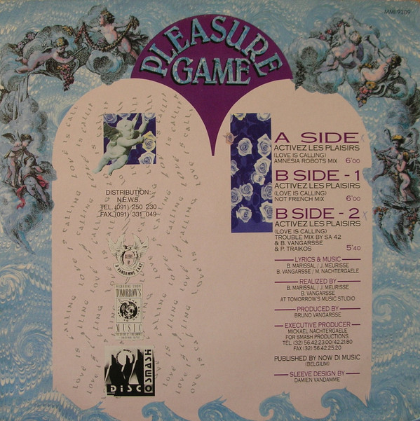 Pleasure Game - Activez Les Plaisirs... (Love Is Calling) | Music Man Records (MMI 9309) - 2