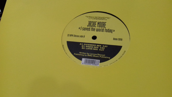 Jackie Moore - I Saved The World Today | Remix Mania (RMM 9918)