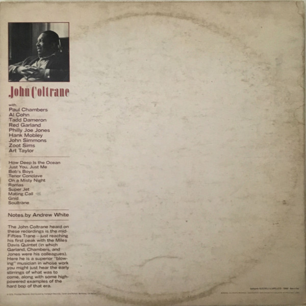 John Coltrane - On A Misty Night | Prestige (PRI 24084) - 2