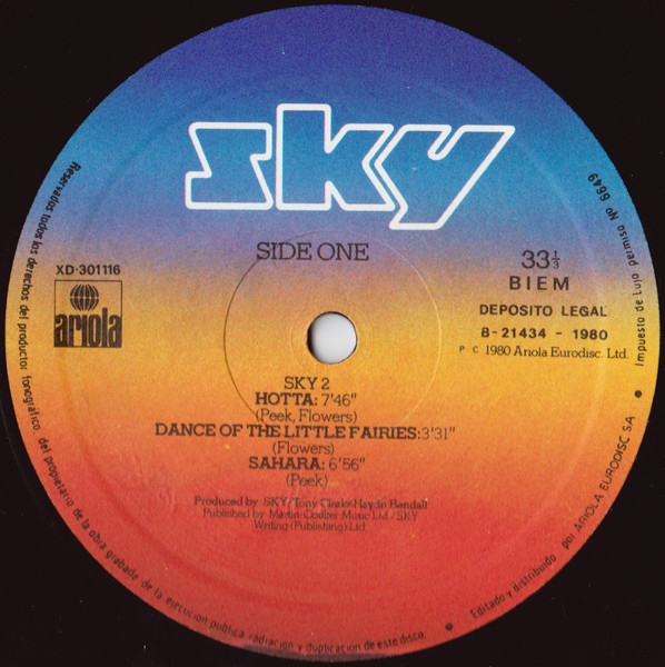 Sky - Sky 2 | Ariola (XD-301118) - 3