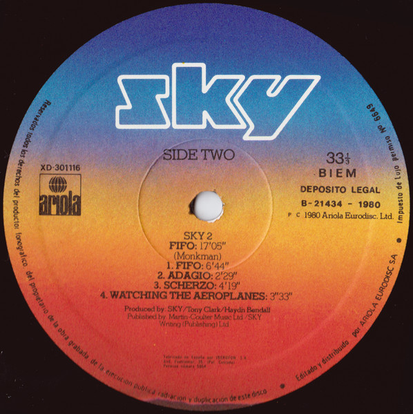 Sky - Sky 2 | Ariola (XD-301118) - 4