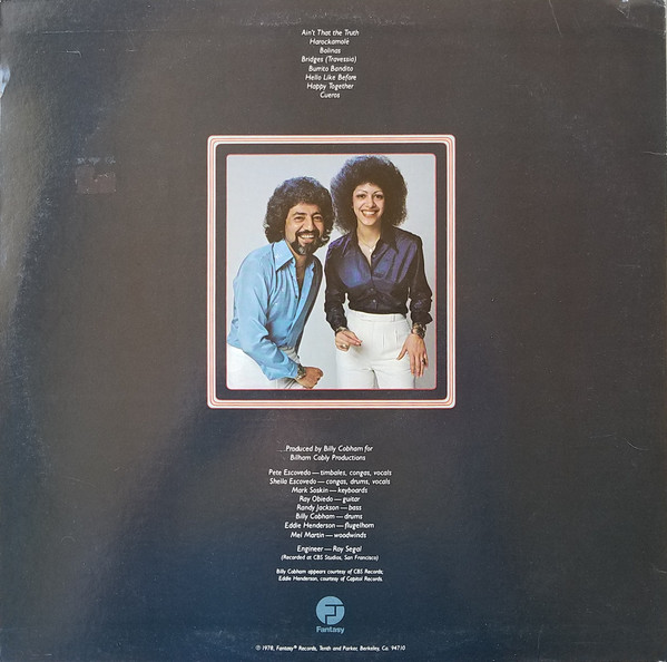 Pete & Sheila Escovedo - Happy Together | Fantasy (F-9545) - 2