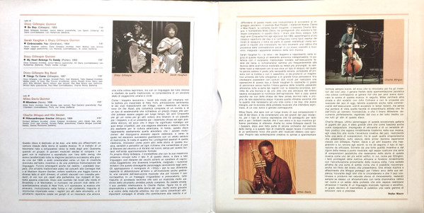 Sarah Vaughan , Miles Davis , Charles Mingus , Dizzy Gillespie - I Giganti Del Jazz Vol. 2 | Curcio (GJ- 2) - 10