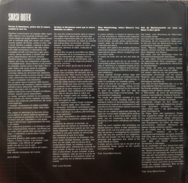 Various - Smash Biotek | Idroscalo Dischi (ID I-XV) - 3