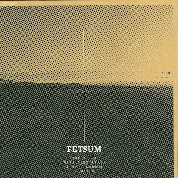 Fetsum - 900 Miles | Sonar Kollektiv (SKRSD001) Fetsum - 900 Miles | Sonar Kollektiv (SKRSD001)