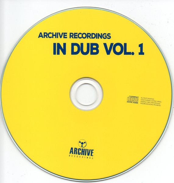 Various - Archive Recordings In Dub Vol. 1 | Archive Recordings (ARCD001) - 3 Various - Archive Recordings In Dub Vol. 1 | Archive Recordings (ARCD001) - 3