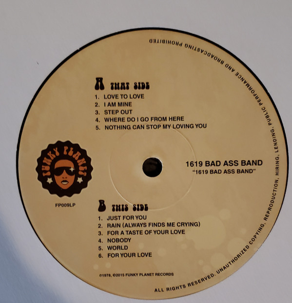 1619 B.A.B. - 1619 Bad Ass Band | Funky Planet (FP009LP) - 2