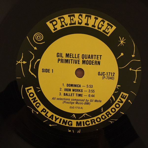 The Gil Melle Quartet - Melle Plays Primitive Modern | Original Jazz Classics (OJC-1712) - 3
