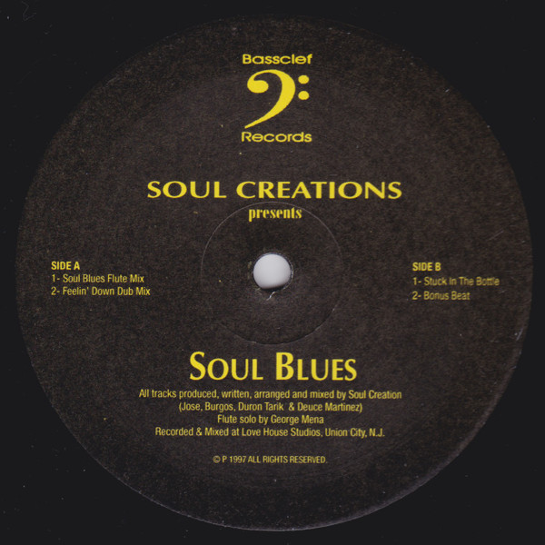 Soul Creations - Soul Blues | Bassclef Records (BCR 002) - 2 Soul Creations - Soul Blues | Bassclef Records (BCR 002) - 2