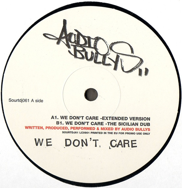 Audio Bullys - We Don't Care | Source (Sourtdj061) - main