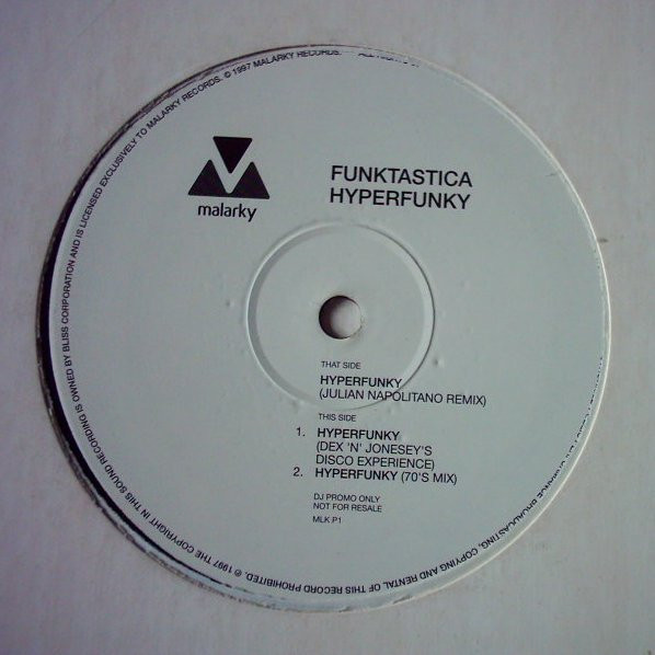 Funktastica - Hyperfunky | Malarky Records (MLK P1)