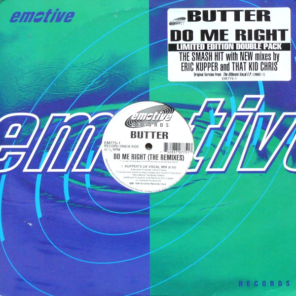 Butter - Do Me Right (The Remixes) | Emotive Records (EM775-1)