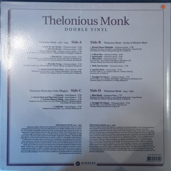 Thelonious Monk - Essential Works 1952-1962 | Diggers Factory (MOJ125) - 2 Thelonious Monk - Essential Works 1952-1962 | Diggers Factory (MOJ125) - 2