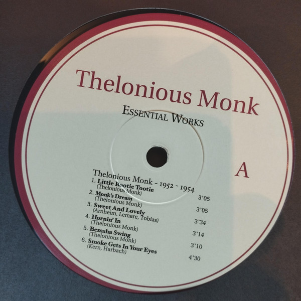 Thelonious Monk - Essential Works 1952-1962 | Diggers Factory (MOJ125) - 3 Thelonious Monk - Essential Works 1952-1962 | Diggers Factory (MOJ125) - 3
