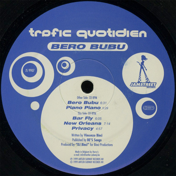 Trafic Quotidien - Bero Bubu | Jamstreet Records (JS 9907) - main