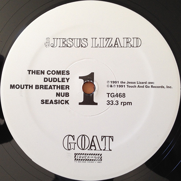 The Jesus Lizard - Goat LP | Touch And Go (TG468) - 4