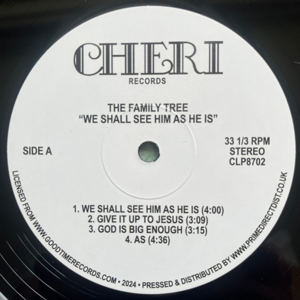The Family Tree - We Shall See Him As He Is | Cheri Records (CLP8702) - 3