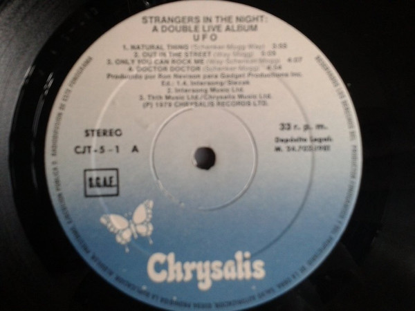 UFO - Strangers In The Night | Chrysalis (CJT-5) - 4