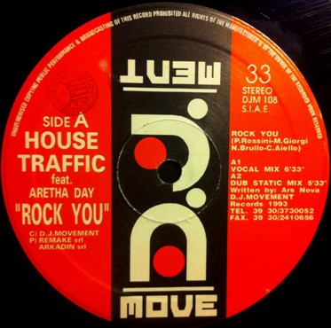 House Traffic Feat. Aretha Day - Rock You | DJ Movement (DJM 108) - main