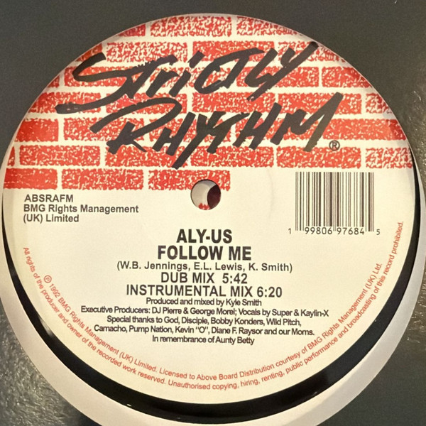 Aly-Us - Follow Me | Strictly Rhythm (ABSRAFM)