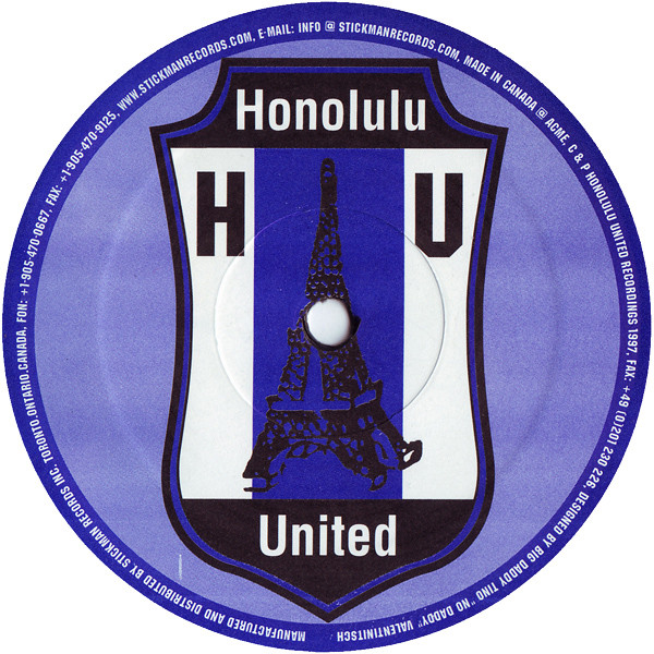 Ramin Ramazotti & The Stickmen - Toronto Dream Boy Blues | Honolulu United (HUR 006) - 2