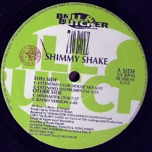 740 Boyz - Shimmy Shake | Bull & Butcher Recordings (BB 2088 MX)