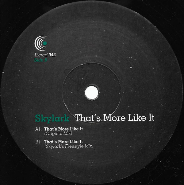 Skylark - That's More Like It | Credence (12cred 042) - 3