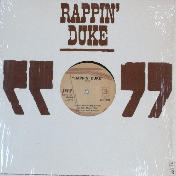 Rappin' Duke - Rappin' Duke | JWP Records (JWP 1456)