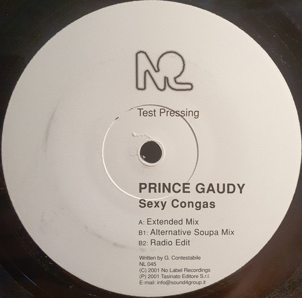 Prince Gaudy - Sexy Congas | No Label (NL 045)