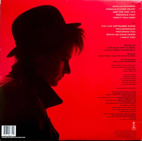 Melissa Etheridge - Melissa Etheridge | Island Records (7 90875-1) - 2 Melissa Etheridge - Melissa Etheridge | Island Records (7 90875-1) - 2