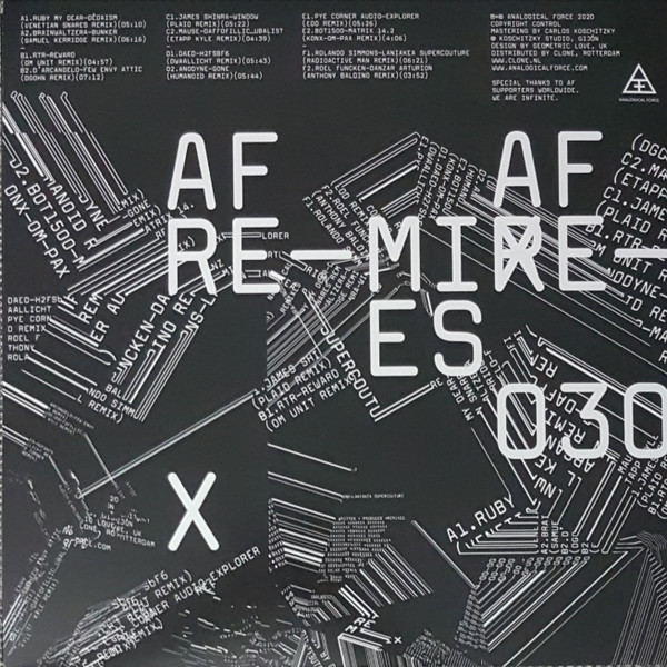 Various - Remixes | Analogical Force (AF030LP) - 2